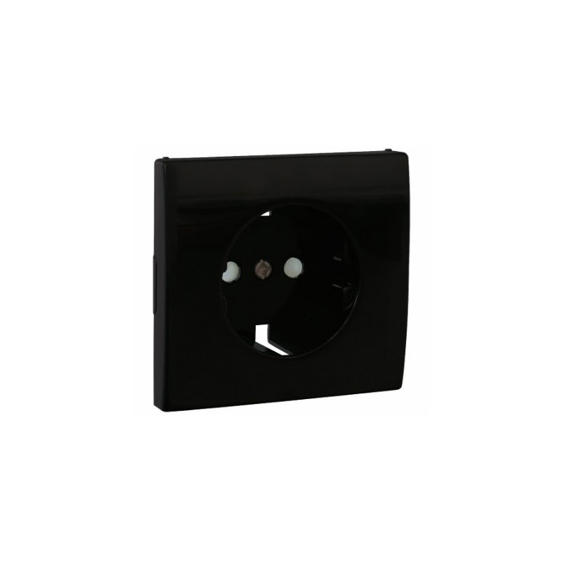 TAPA C/PROTECCION P/BASE SCHUKO NEGRO