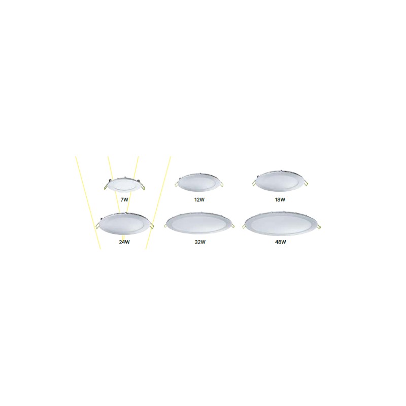 ROMA DOWNLIGHT 18W 860 WH