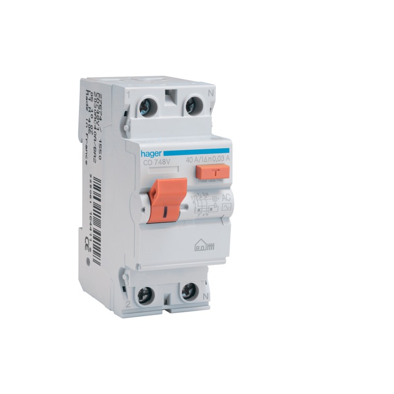 INTER. DIFERENCIAL AC 2P 40A 30MA MN