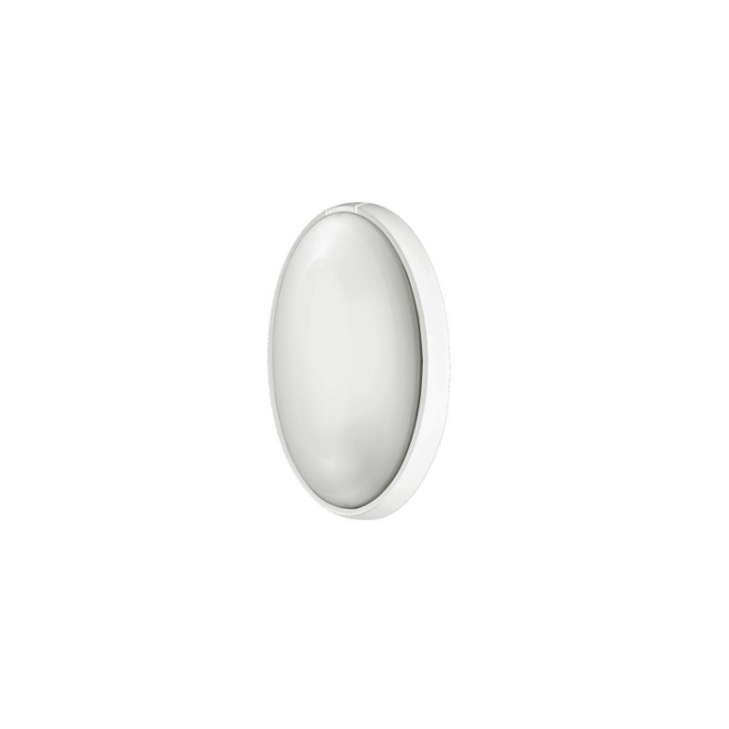 APLIQUE ESTANCO OVAL E-27 IP44 BLANCO