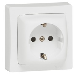 BASE DE CORRIENTE OTEO 2P+T con zocalo