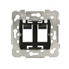SOPORTE PARA TOMA DOBLE RJ11-RJ45