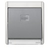 MARCO CON TECLA SIMPLE GRIS S.44 AQUA