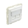 TAPA C/SOPORTE P/DOS CONECTORES RJ45 BLANCO 90442 SBR