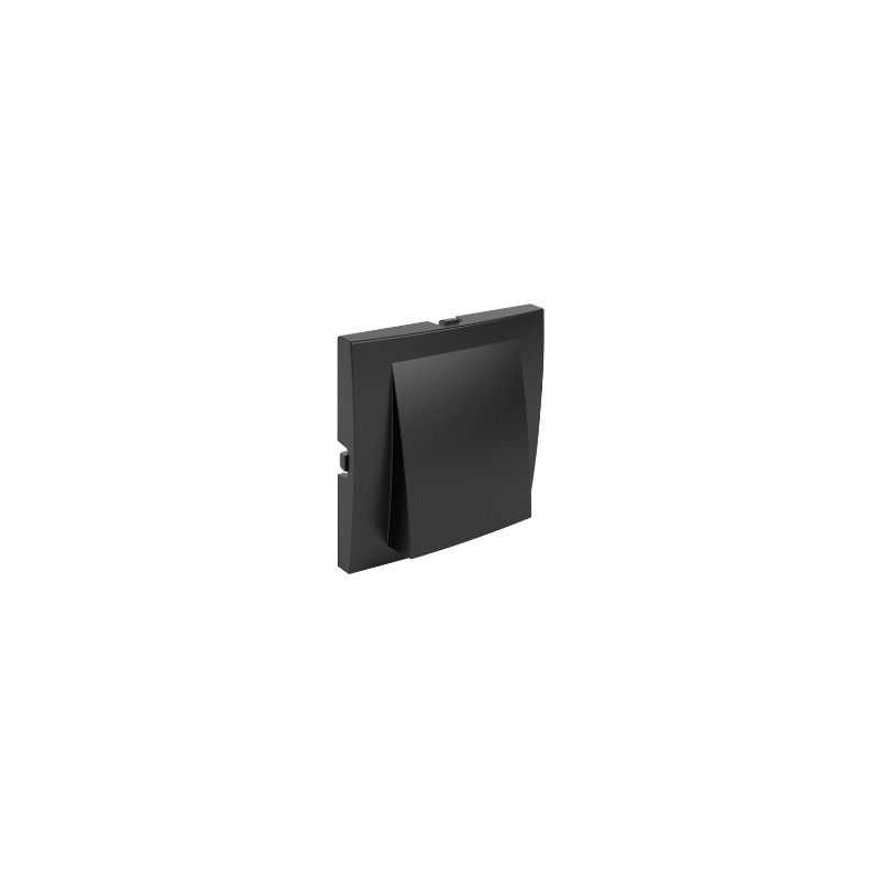 TAPA SALIDA CABLES NEGRO