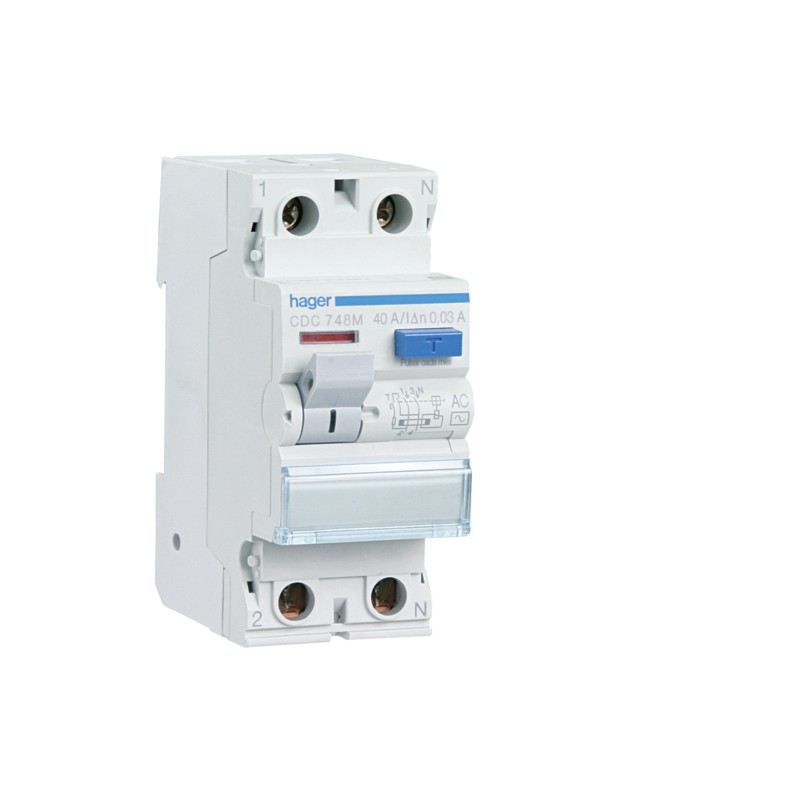 INTER. DIFERENCIAL TIPO AC 2P 25A 30MA