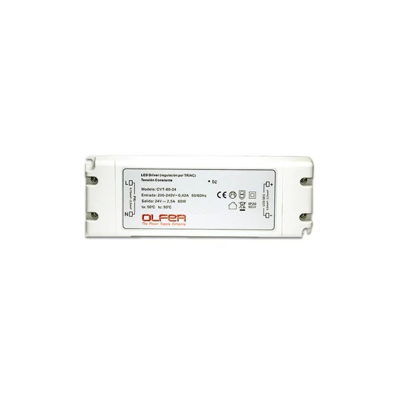 FUENTE REGULABLE 60W TRIAC 24V