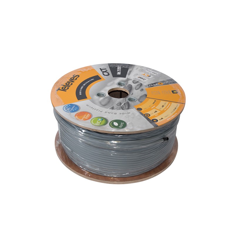 CABLE COAXIAL CXT CU/AL PVC CLASE A BL