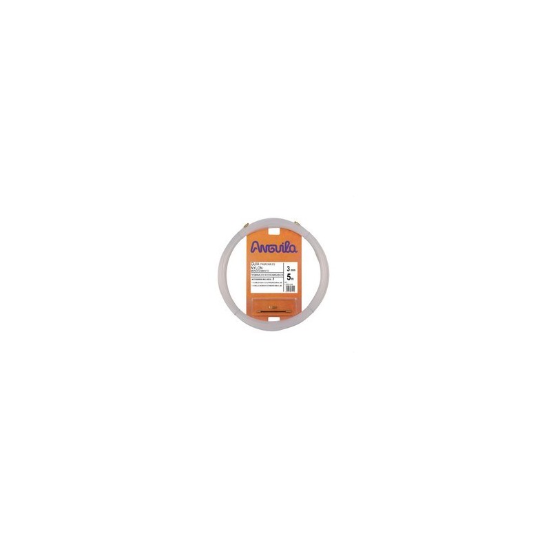 PASACABLES INTERC. NYLON 3MM NATURAL 5M